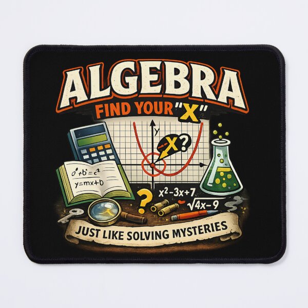 Item preview, Algebra Find Your X - Funny Math Teacher designed and sold by SidTastic .