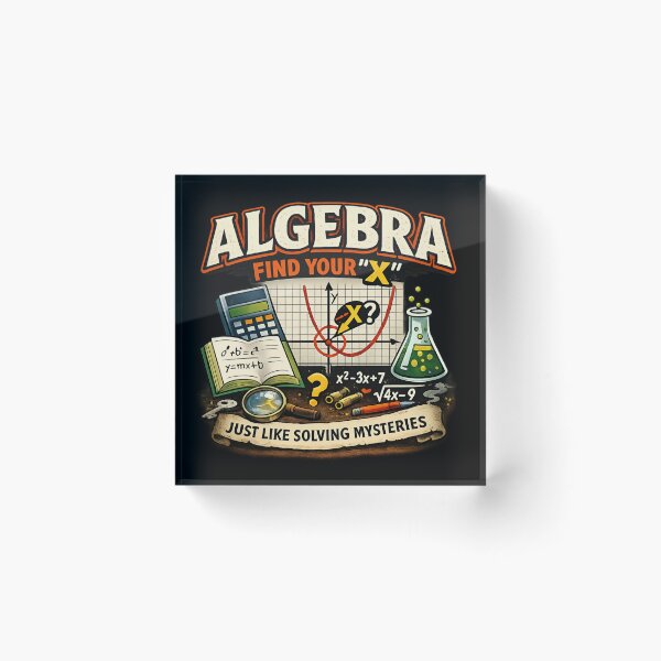 Item preview, Algebra Find Your X - Funny Math Teacher designed and sold by SidTastic .
