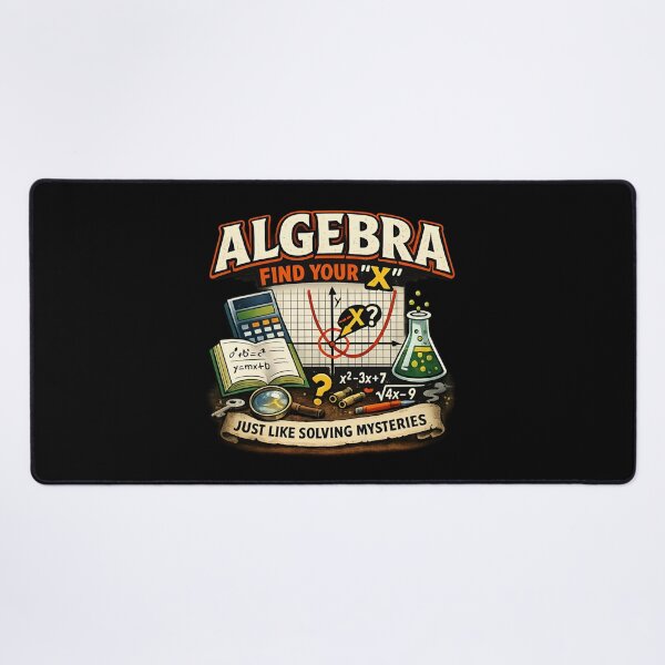 Item preview, Algebra Find Your X - Funny Math Teacher designed and sold by SidTastic .