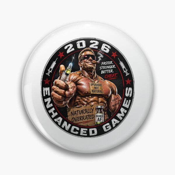 Item preview, Enhanced Games 2026 Officially Unofficial Logo | Peak Human Performance Parody designed and sold by Ignorant-Artist.