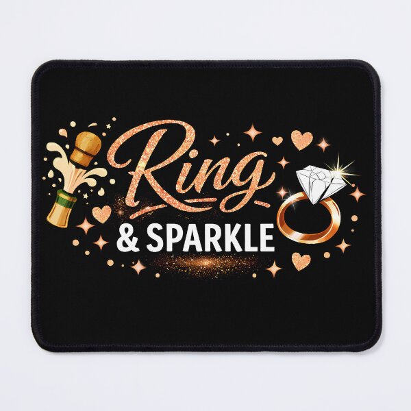 Item preview, Ring and Sparkle - Champagne Gold Engagement Design designed and sold by PicParadiz.