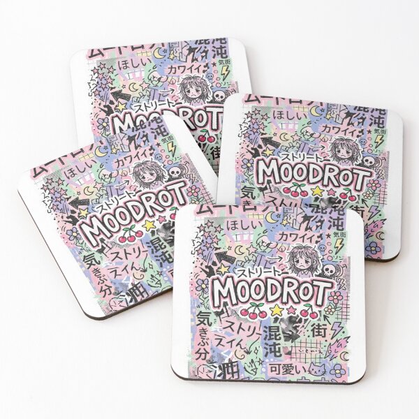 Item preview, Retro Tokyo Moodrot Sticker designed and sold by Imaginarium of Chaos falcon88 .
