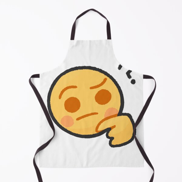 Item preview, Cute Thinking Emoji Confused Sticker Doodle designed and sold by B.A Design.