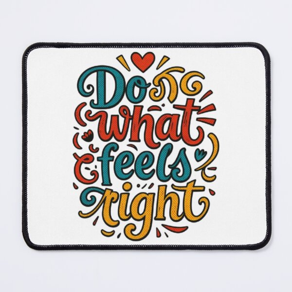 Item preview, Do What Feels Right Retro Pop Art Typography designed and sold by Miheerala.