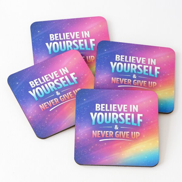 Item preview, Believe in Yourself — Never Give Up designed and sold by ivodanivan.