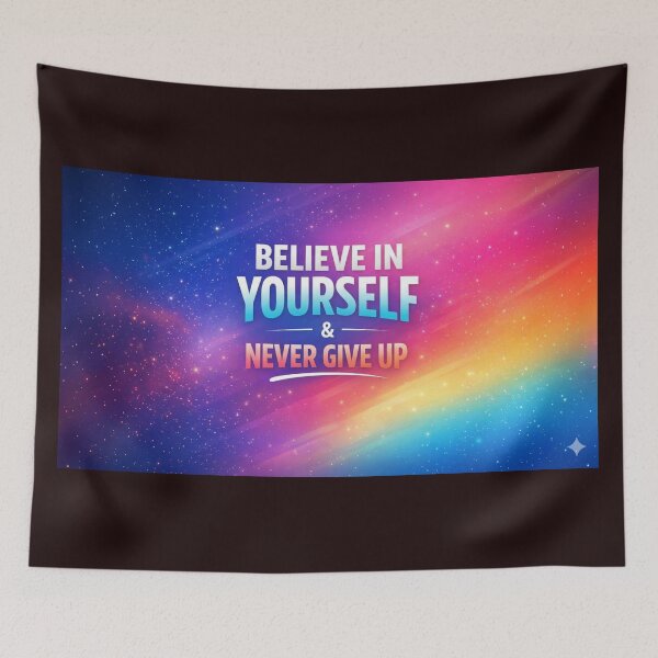 Item preview, Believe in Yourself — Never Give Up designed and sold by ivodanivan.