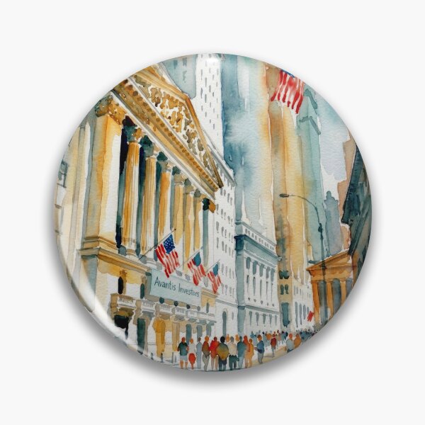 Item preview, Wall Street Watercolor designed and sold by caracatita75.