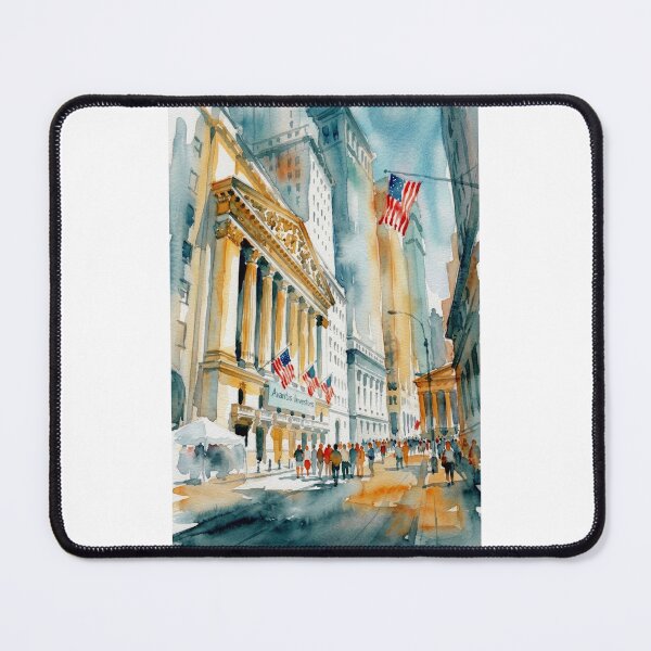 Item preview, Wall Street Watercolor designed and sold by caracatita75.