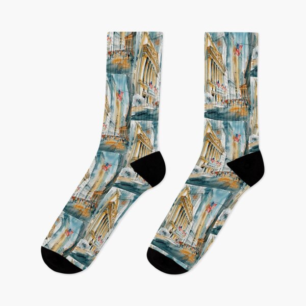 Item preview, Wall Street Watercolor designed and sold by caracatita75.