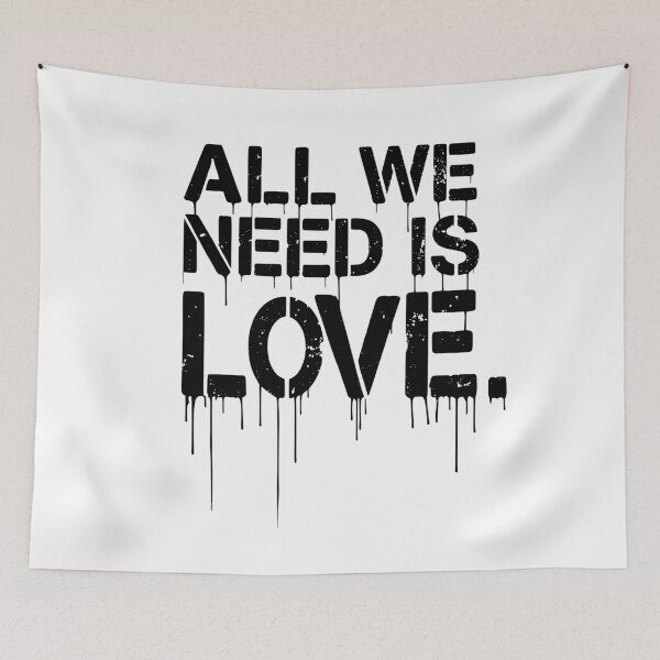 Item preview, Copy of All We Need Is Love - Stencil Graffiti designed and sold by LIF3 IS A DREAM.