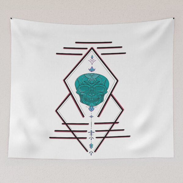 Item preview, Geometric skull designed and sold by LS Design Lab.