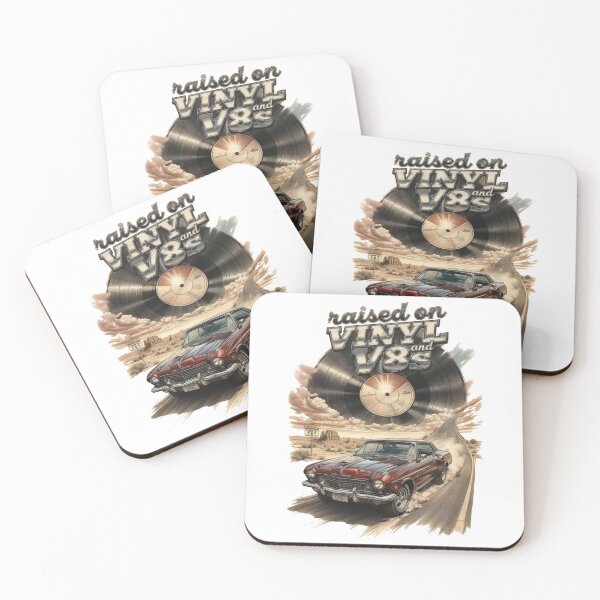 Item preview, Raised On Vinyl and V8s designed and sold by Millsoft.