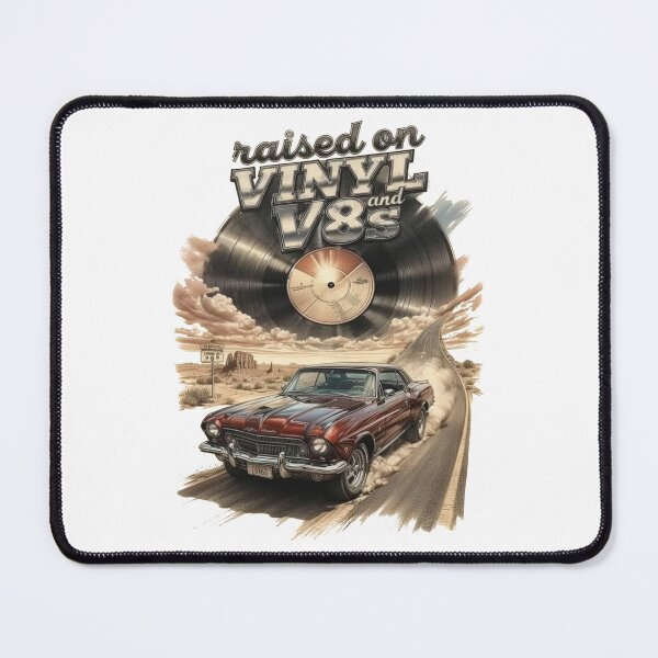 Item preview, Raised On Vinyl and V8s designed and sold by Millsoft.