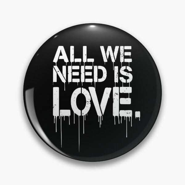 Item preview, All We Need Is Love - Stencil Graffiti designed and sold by LIF3 IS A DREAM.
