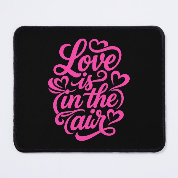 Item preview, Love Is In The Air Romantic Script Hearts Design designed and sold by AntiqueImages.