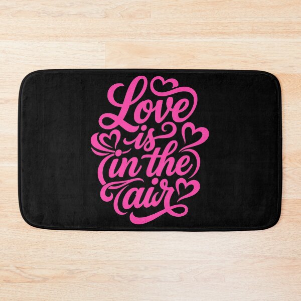 Item preview, Love Is In The Air Romantic Script Hearts Design designed and sold by AntiqueImages.