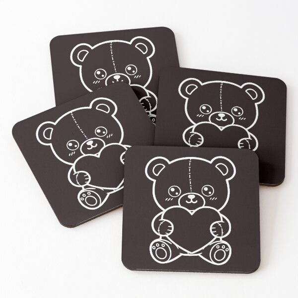 Item preview, Cute Teddy Bear Holding Heart Kawaii Design designed and sold by ArtPer-design.