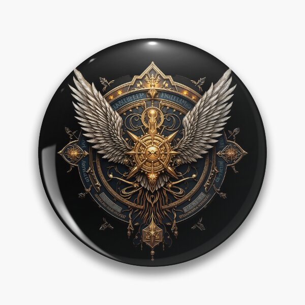 Item preview, The Golden Compass of Destiny and the Wings of Eternity designed and sold by KunstGeist.