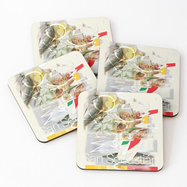 Item preview, San Sebastián Gastronomy Collage Poster designed and sold by Lifer Art and Design.
