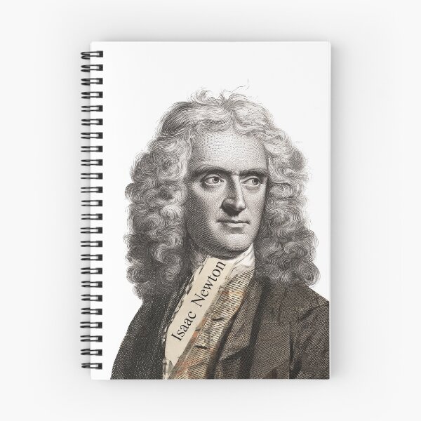 Item preview, Isaac Newton – Science Collage Portrait Art Print | Physics Gravity Mathematics Poster designed and sold by OzzFrequency.