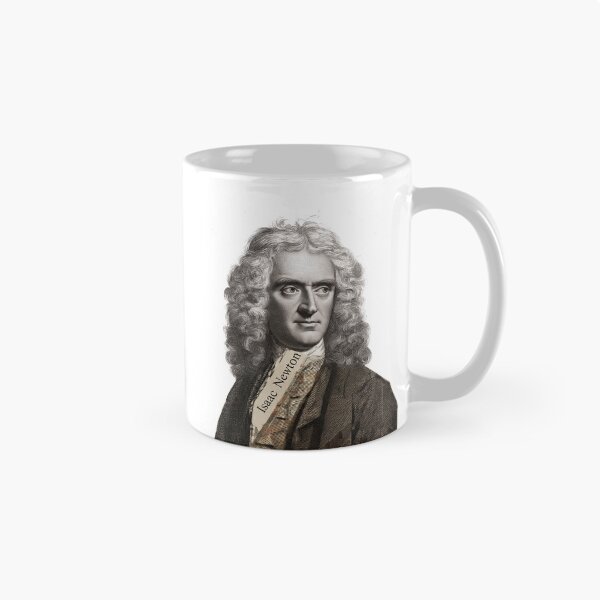 Item preview, Isaac Newton – Science Collage Portrait Art Print | Physics Gravity Mathematics Poster designed and sold by OzzFrequency.