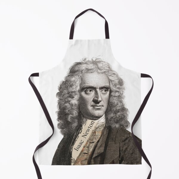 Item preview, Isaac Newton – Science Collage Portrait Art Print | Physics Gravity Mathematics Poster designed and sold by OzzFrequency.