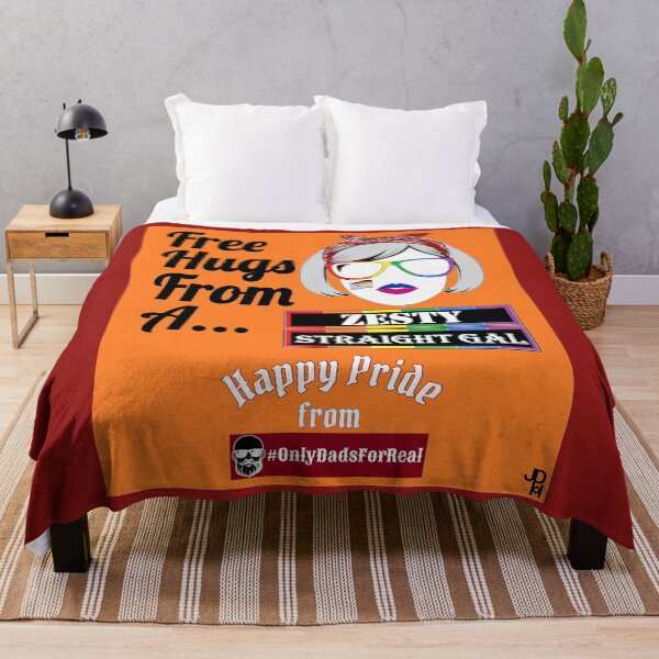 Item preview, Free Hugs Zesty Straight Gal (Orange) *More Colors Available in Collection designed and sold by OnlyDadsForReal.
