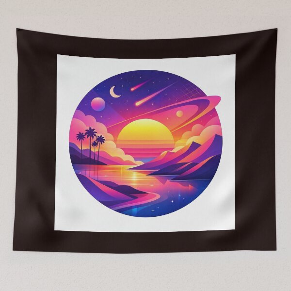 Item preview, Cosmic Sunset — Dreamscape Horizon designed and sold by ivodanivan.