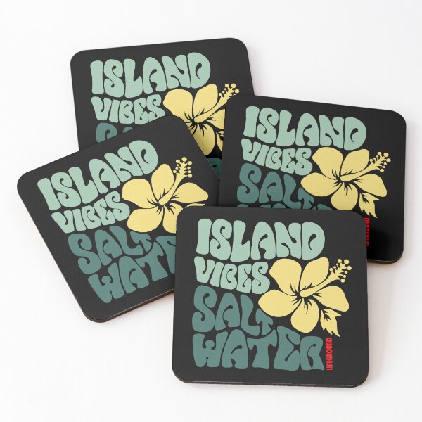 Item preview, Vintage Island Vibes Hibiscus - Retro Salt Water Surf designed and sold by Alien-Theory.