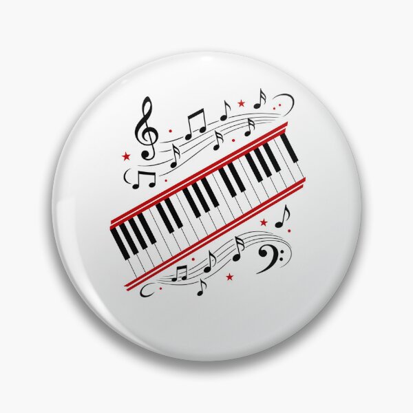 Item preview, Piano Keyboard Retro Music Teacher Recital Player Design designed and sold by FreshVibe Prints.