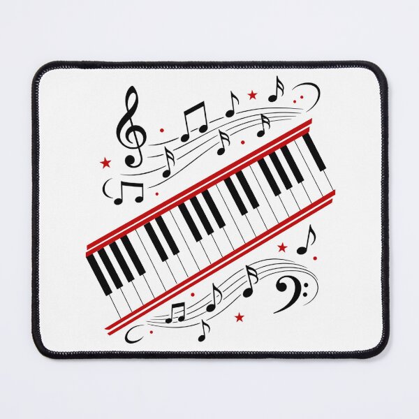 Item preview, Piano Keyboard Retro Music Teacher Recital Player Design designed and sold by FreshVibe Prints.