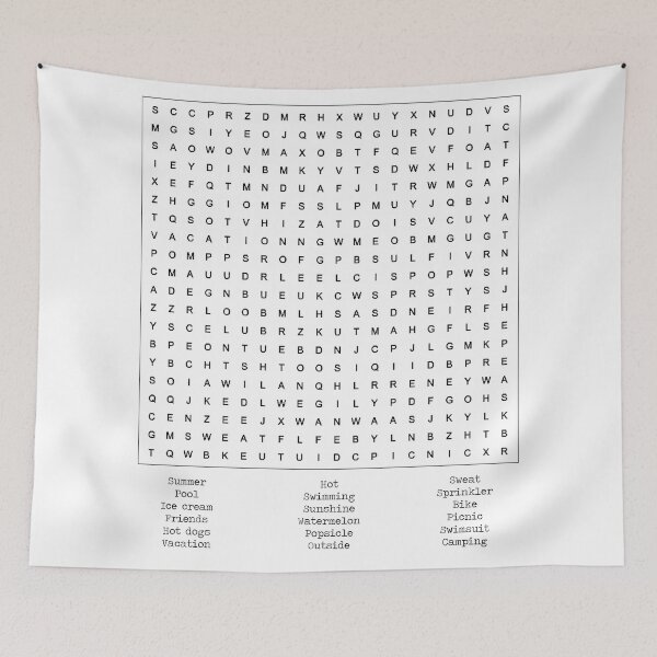 Item preview, Word search puzzle in English designed and sold by NF Designs Studio DTF.