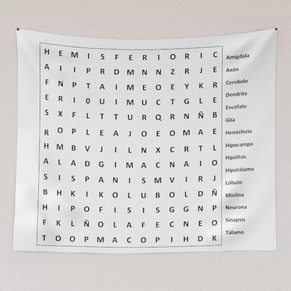 Item preview, Word search in Spanish designed and sold by NF Designs Studio DTF.