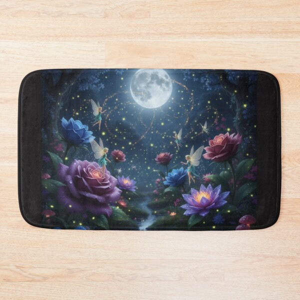 Item preview, Moonlight Fairy Garden with Glowing Roses designed and sold by Azurart2.