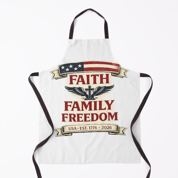Item preview, Faith Family Freedom USA Patriotic Tee designed and sold by Divertix.