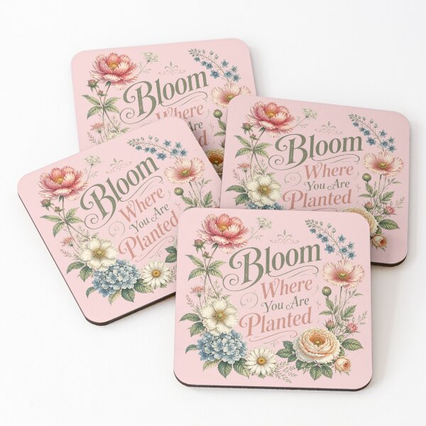 Item preview, Bloom Where You Are Planted – Inspirational Floral Design designed and sold by ABLAT_CREATIONS.
