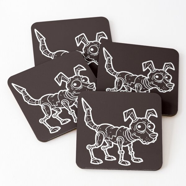 Item preview, Funny Robot Dog Cartoon Design designed and sold by ArtPer-design.