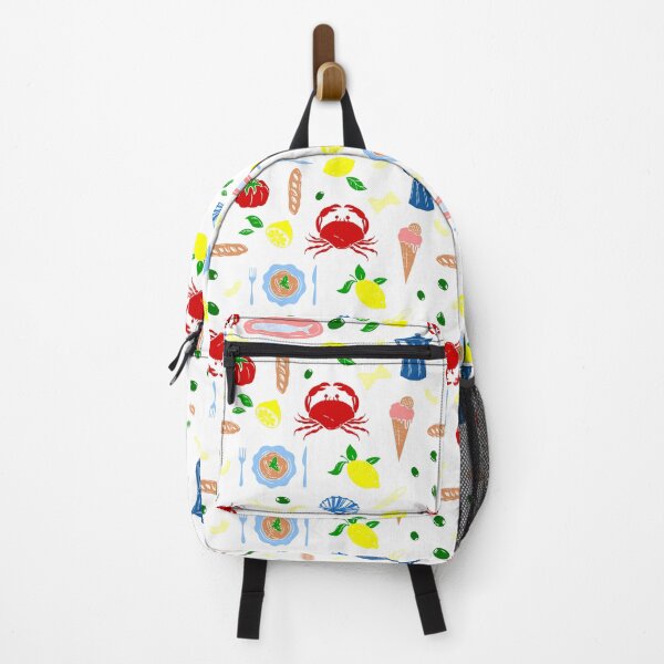 Item preview, mediterranean seaside picnic seafood crab designed and sold by Gossip Rag.