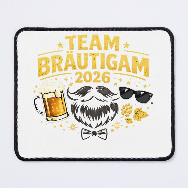 Item preview, Team Groom 2026 - Matte Gold Beer and Beard Edition designed and sold by PicParadiz.