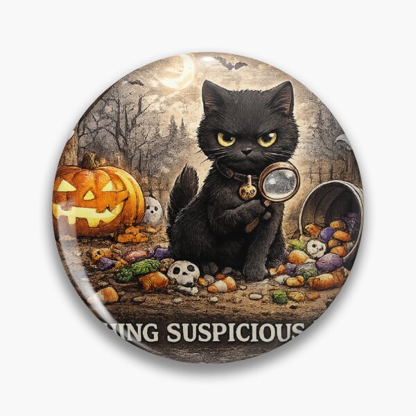 Item preview, Nothing  Here Funny Black Cat Halloween Design designed and sold by MotylekAnia.