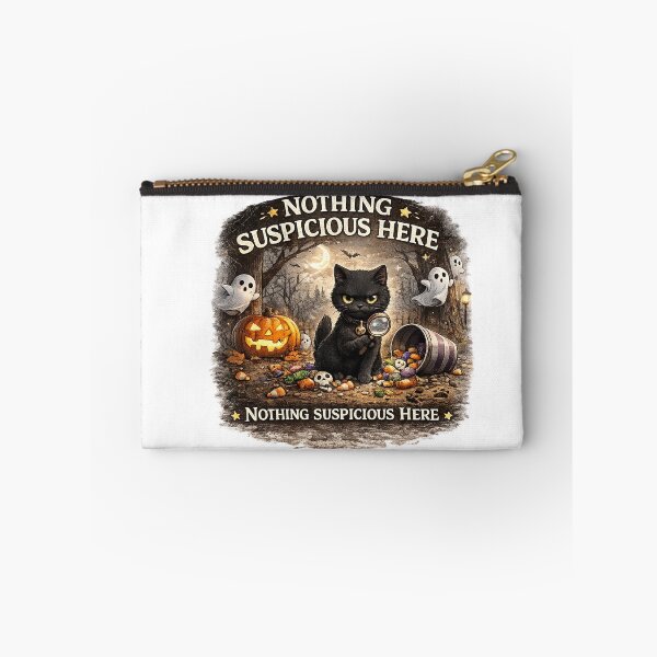 Item preview, Nothing  Here Funny Black Cat Halloween Design designed and sold by MotylekAnia.