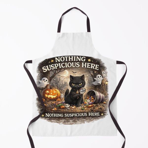 Item preview, Nothing Here Funny Black Cat Halloween Design designed and sold by MotylekAnia.