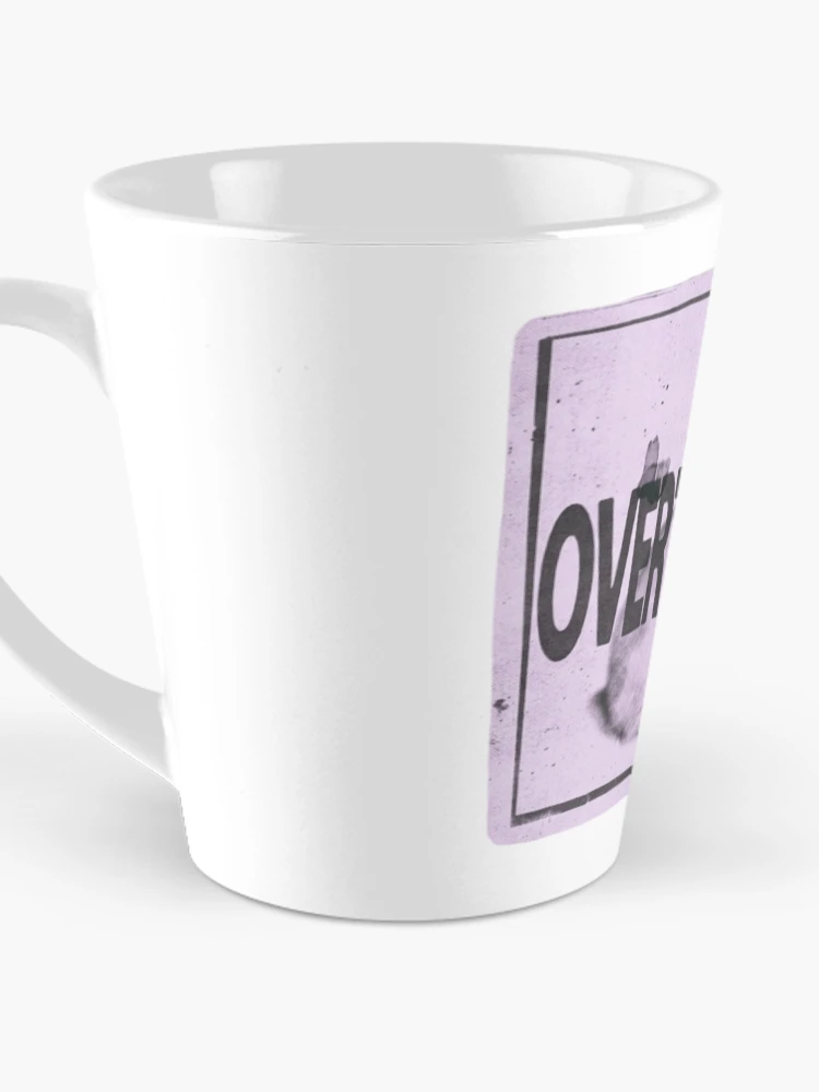 Thumbnail 3 of 4, Coffee Mug, Overthinking Rabbit Sticker designed and sold by Imaginarium of Chaos falcon88 .
