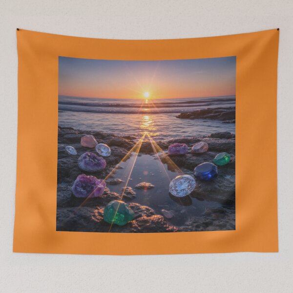 Item preview, Sunset Illumination: Gemstones by the Sea designed and sold by Azurart2.
