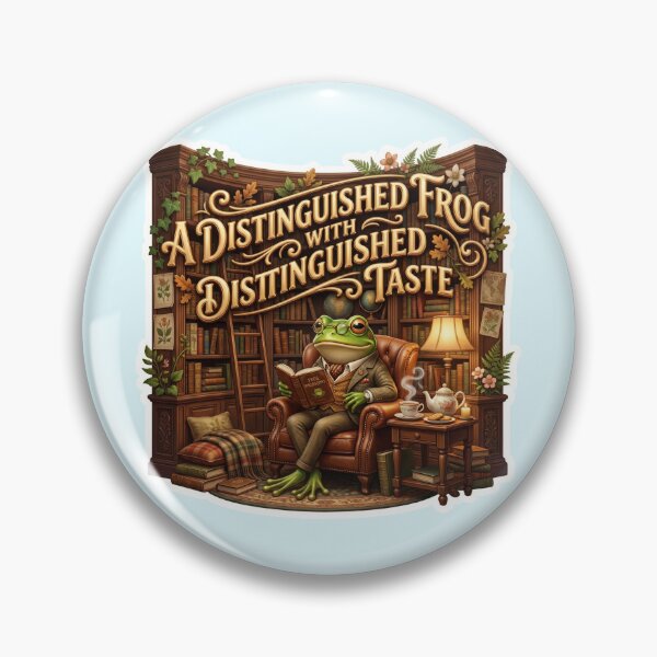 Item preview,  Title: Distinguished Frog With Distinguished Taste Books designed and sold by pradeepvisuals.