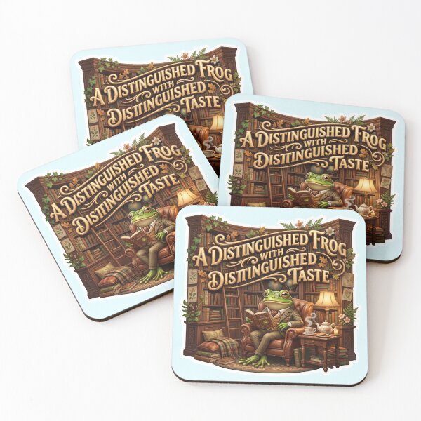 Item preview,  Title: Distinguished Frog With Distinguished Taste Books designed and sold by pradeepvisuals.