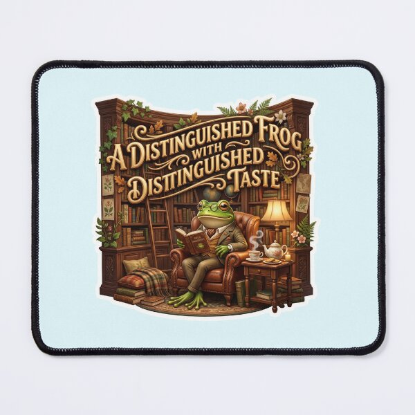 Item preview,  Title: Distinguished Frog With Distinguished Taste Books designed and sold by pradeepvisuals.