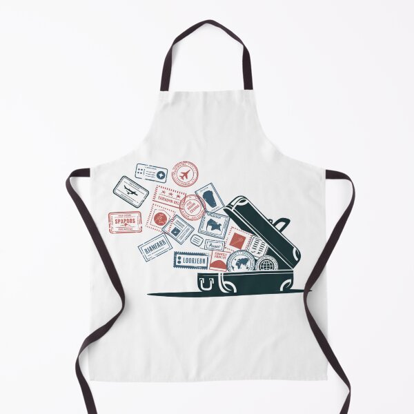 Item preview, Suitcase Travel Stamp Explosion – Passport Stamps Adventure Design designed and sold by ArcticFoxStudio.