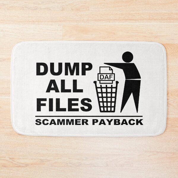 Item preview, Dump All Files; Scammer; PayBack; designed and sold by StickerApe.