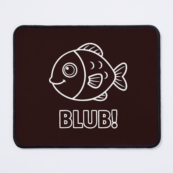 Item preview, Funny Blub Fish Cartoon Design designed and sold by ArtPer-design.